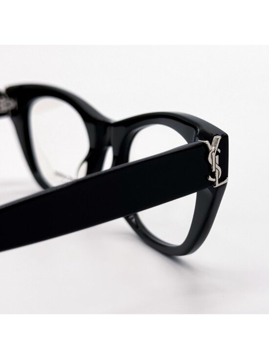 NWT Saint Laurent SL M80 001 Women Black Cat Eye Eyeglasses main image 7